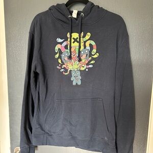 Graphic Hoodie with Colorful Design
